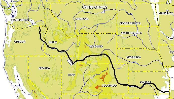 Map of route